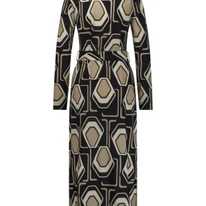 Wendi Graphic Big Dress - Zwart Dessin