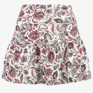 Baisha Skirt - Wit Dessin