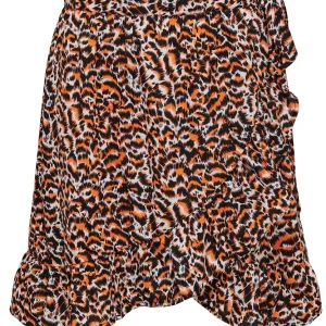 Onljanet Fake Wrap Skirt Cs Ptm - Oranje Dessin