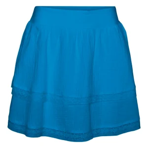 Vmnatali Hw Short Lace Skirt Wvn Ga - Kobalt