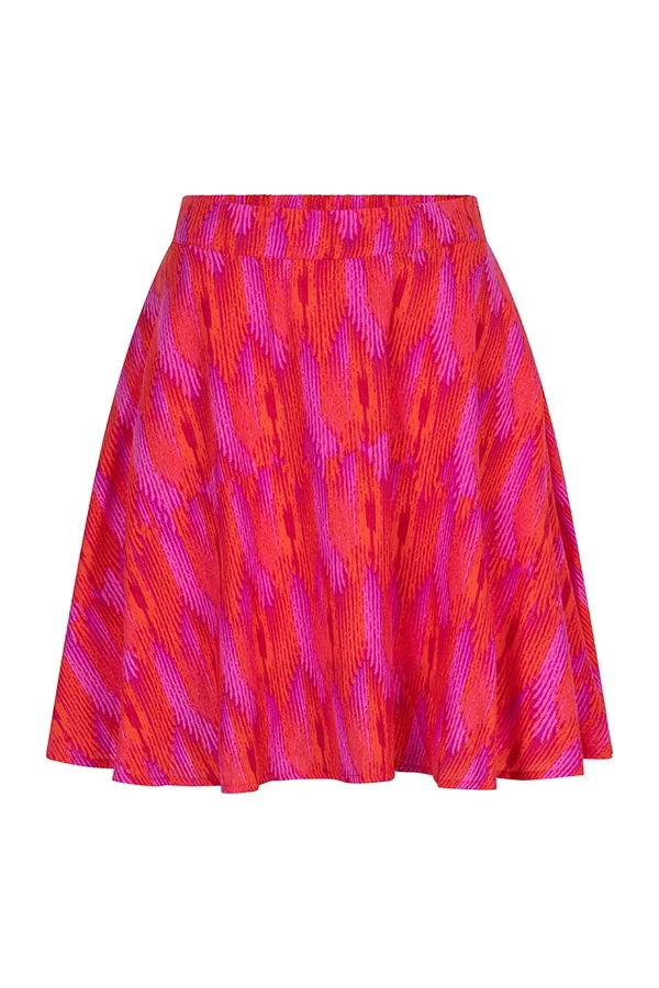 Skirt Lotte - Rood Dessin - Afbeelding 2