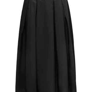 Onlmaila Long Pleat Skirt Ox Wvn - Zwart