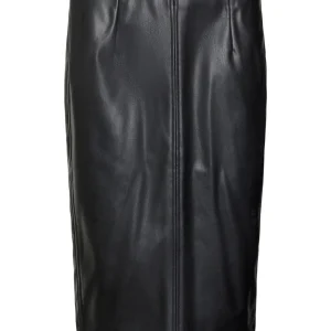 Vmbliss Hw Knee Pl Skirt - Zwart