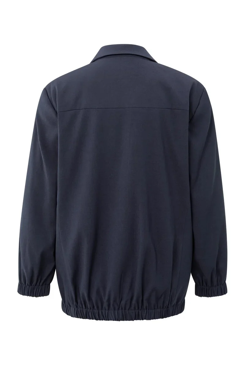 Woven Loose Fit Blazer With Bo - Rafblauw - Afbeelding 3