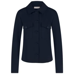 Claire Bonded Jacket - Navy