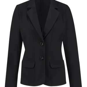 Bright Bonded Blazer - Zwart