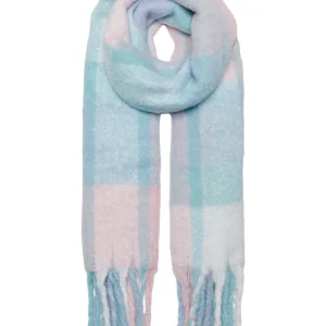 Onlaya Life Check Scarf Cc - Roze Dessin