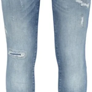 Aron Super Skinny Damage - Blue Denim