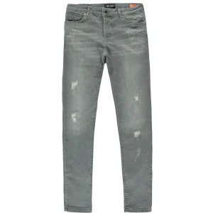 7282813 Aron Damage Grey Used - Grey Denim