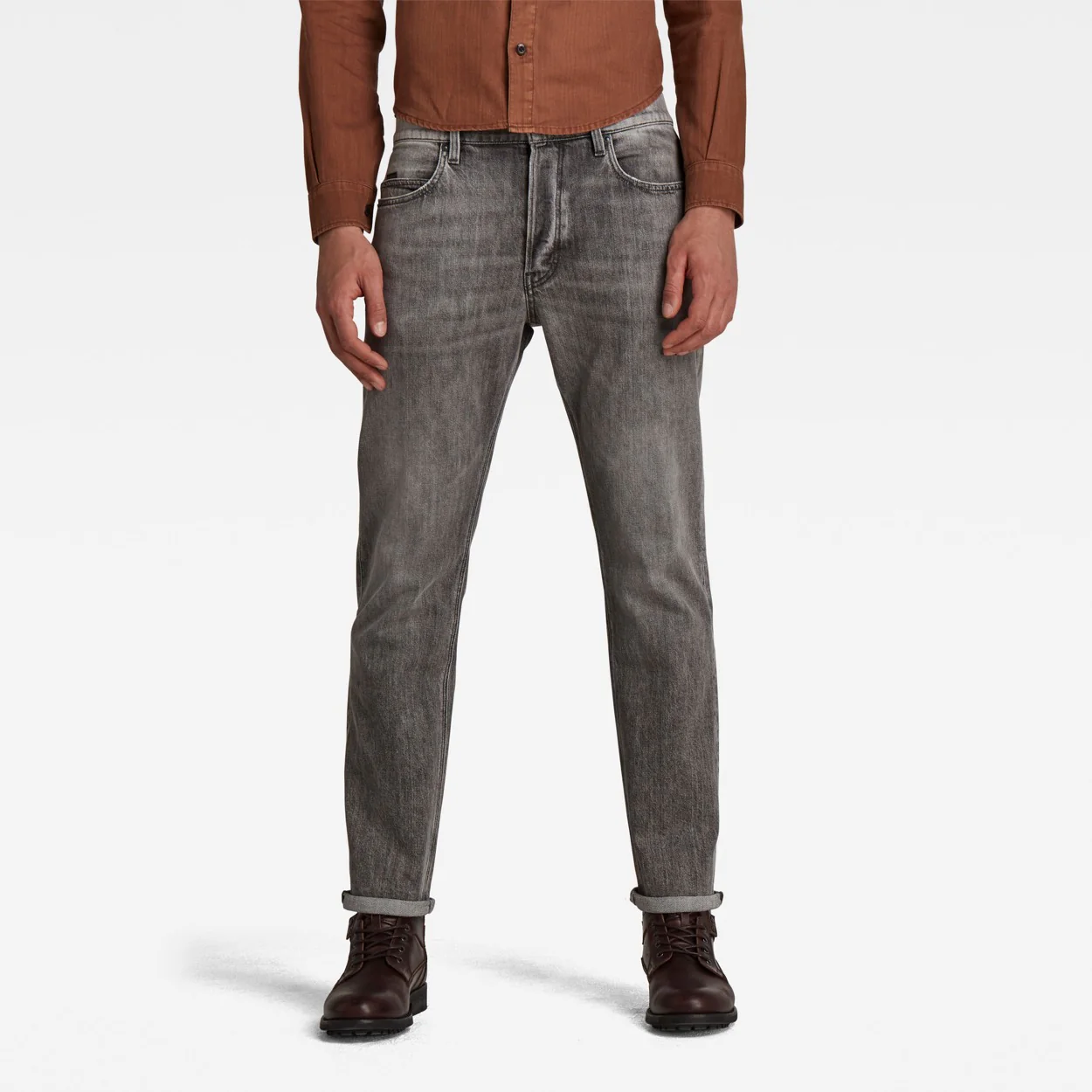 Triple A Straight - Grey Denim - Afbeelding 3