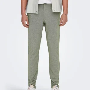 Onsmark Slim Tap 0209 Melange Pant - Olijf