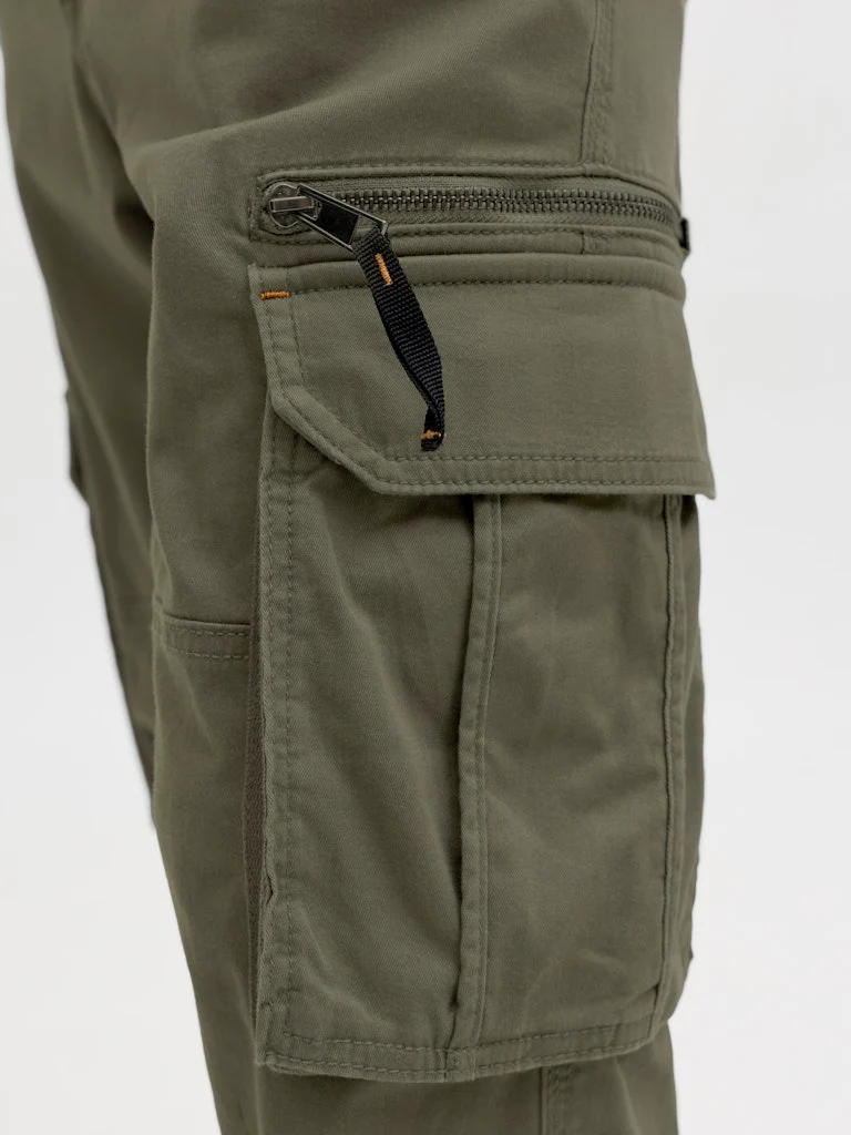 Jpstkane Dover Zip Cargo - Army - Afbeelding 8
