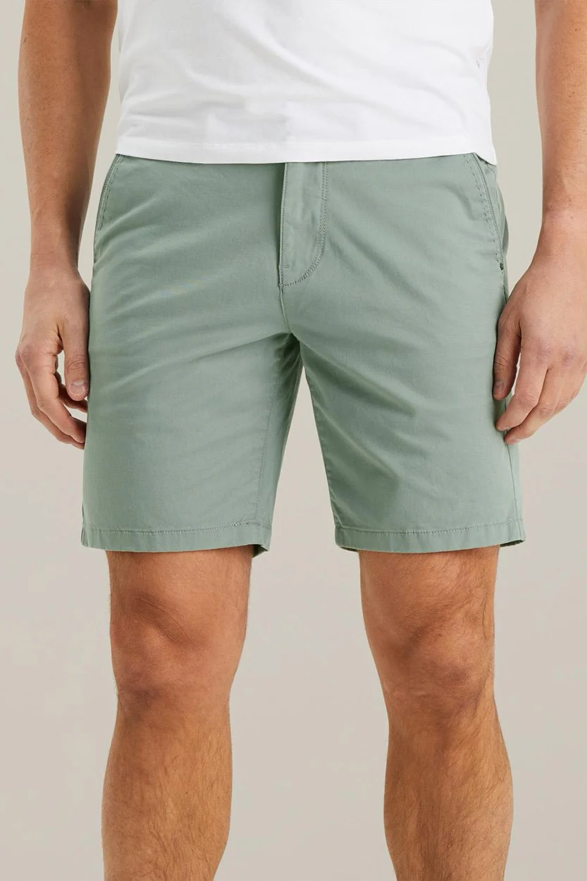 V65 Shorts Fine Twill Stretch - Olijf - Afbeelding 3