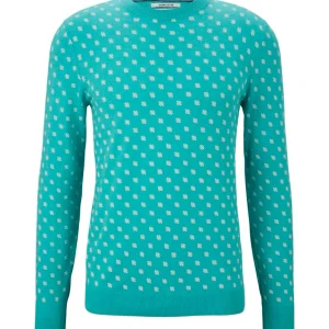 1026327 Printed Sweater - Mint