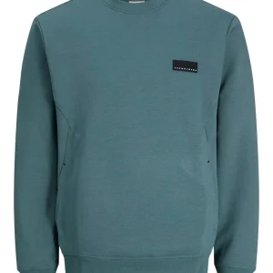 Jcofusion Sweat Badge Crew Neck - Oud Groen