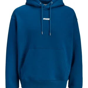 Jcoclub Backprint Sweat Hood - Rafblauw