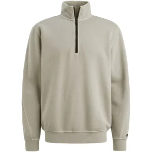 Half Zip Collar Regular Fit Halfzi - Grijs