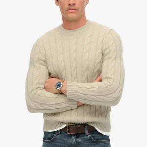 Jacob Cable Trui - Ecru