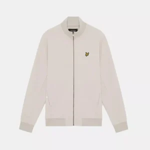 Pique Zip True Track Jacket - Off-white