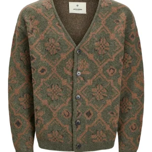 Jprblumagne Knit Cardigan - Groen Dessin