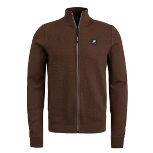 Zip Jacket Cotton Modal - Bruin