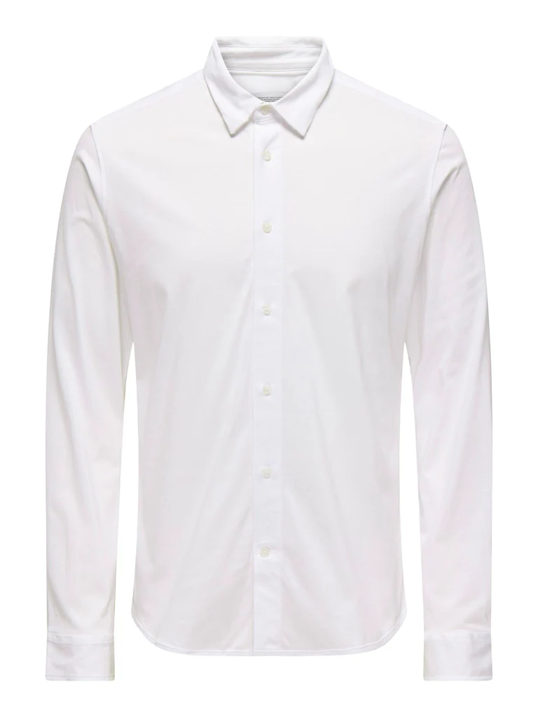 Onsrobin B/u Ls Stretch Shirt Noos Frml - Wit - Afbeelding 2