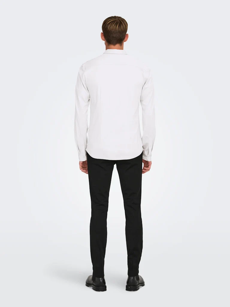 Onsrobin B/u Ls Stretch Shirt Noos Frml - Wit - Afbeelding 5