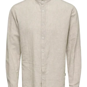 Onscaiden Life Ls Solid Linen Mao N - Beige