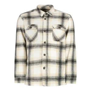 Mitzel Sw Shirt Check White - Ecru Dessin