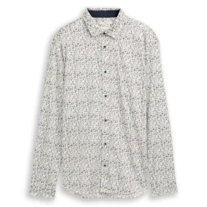 Stretch Shirt - Wit Dessin