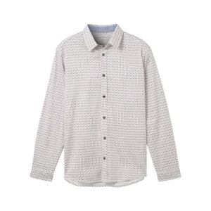 Printed Shirt - Wit Dessin