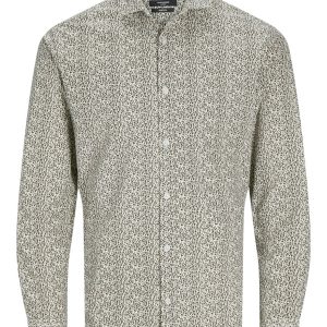 Jprblablackpool Stretch Ls Shirt Sn - Wit Dessin