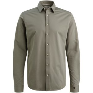 Long Sleeve Shirt Twill Jersey 2 T - Olijf