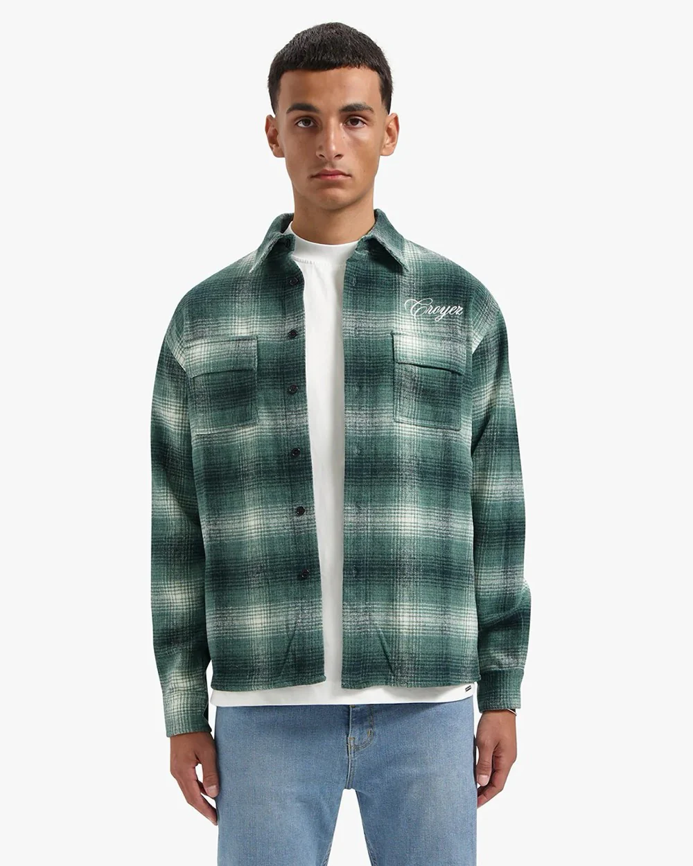Essence Flannel Shirt - Groen Dessin - Afbeelding 4