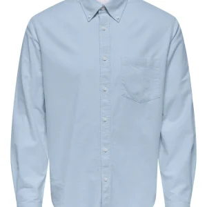 Onsgaton Reg Ls Shirt 0360 Frml - Lichtblauw