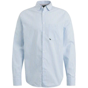 Long Sleeve Shirt Yd Stripe With D - Blauw Dessin