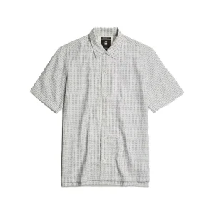 Resort Shirt Ss - Grijs Dessin
