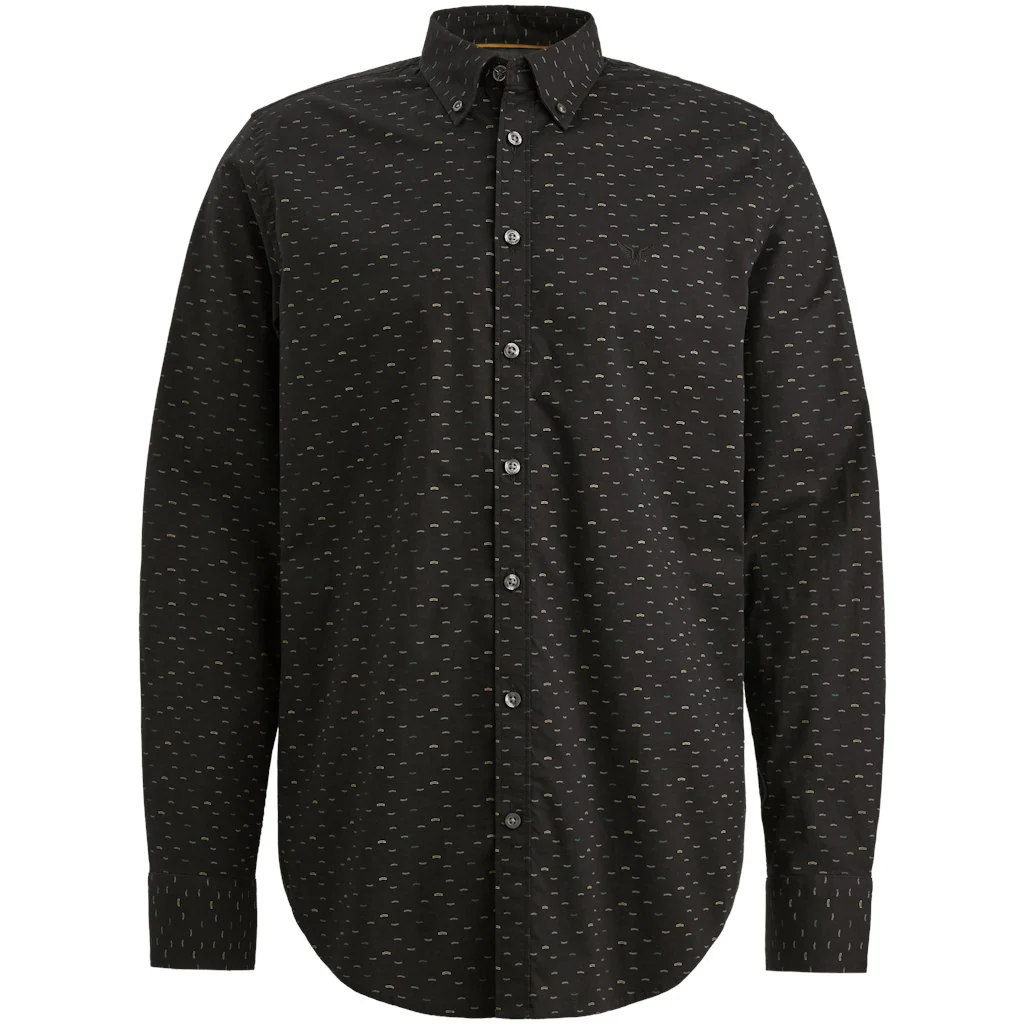 Long Sleeve Shirt Allover Print On - Zwart Dessin - Afbeelding 2