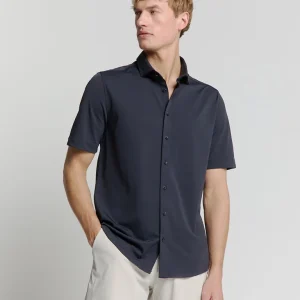 Shirt  Short Sleeve Jersey Travel - Navy