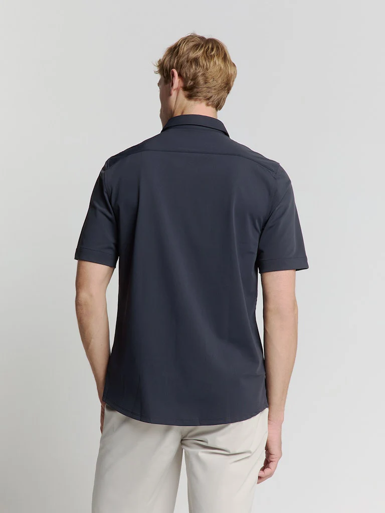 Shirt Short Sleeve Jersey Travel - Navy - Afbeelding 3