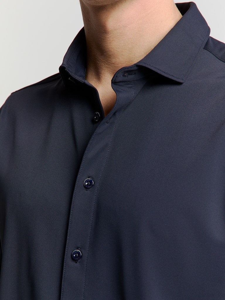 Shirt Short Sleeve Jersey Travel - Navy - Afbeelding 8