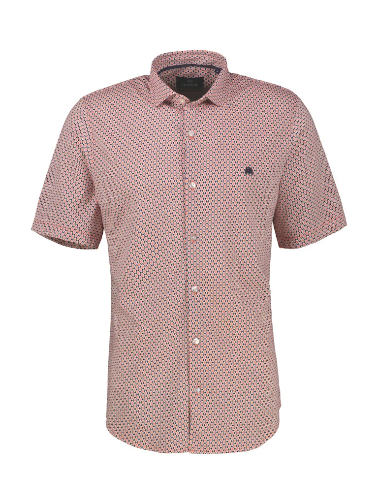 Overhemd Jersey Aop S/s - Koraal Rood - Afbeelding 2