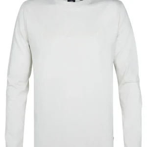 Men T-shirt Ls Classic Print - Off-white