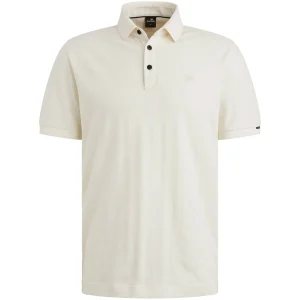 Short Sleeve Polo Jacquard Merceri - Off-white