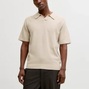 Jprblamilano Spring Split Neck Ss Sn - Zand