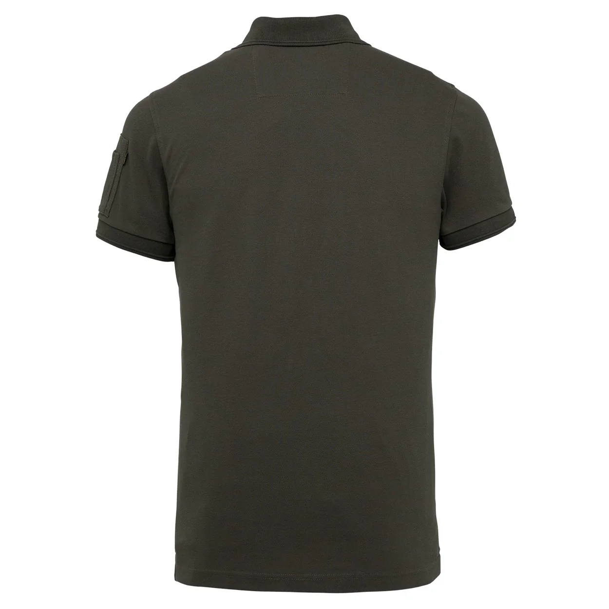 Short Sleeve Polo Cotton Elastan P - Donkergroen - Afbeelding 3