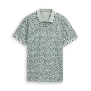Aop Polo S/s - Groen Dessin