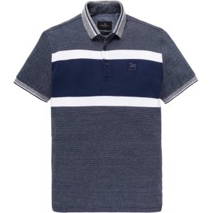 Jjegeorge Knit Polo Ss Sn - Lichtblauw