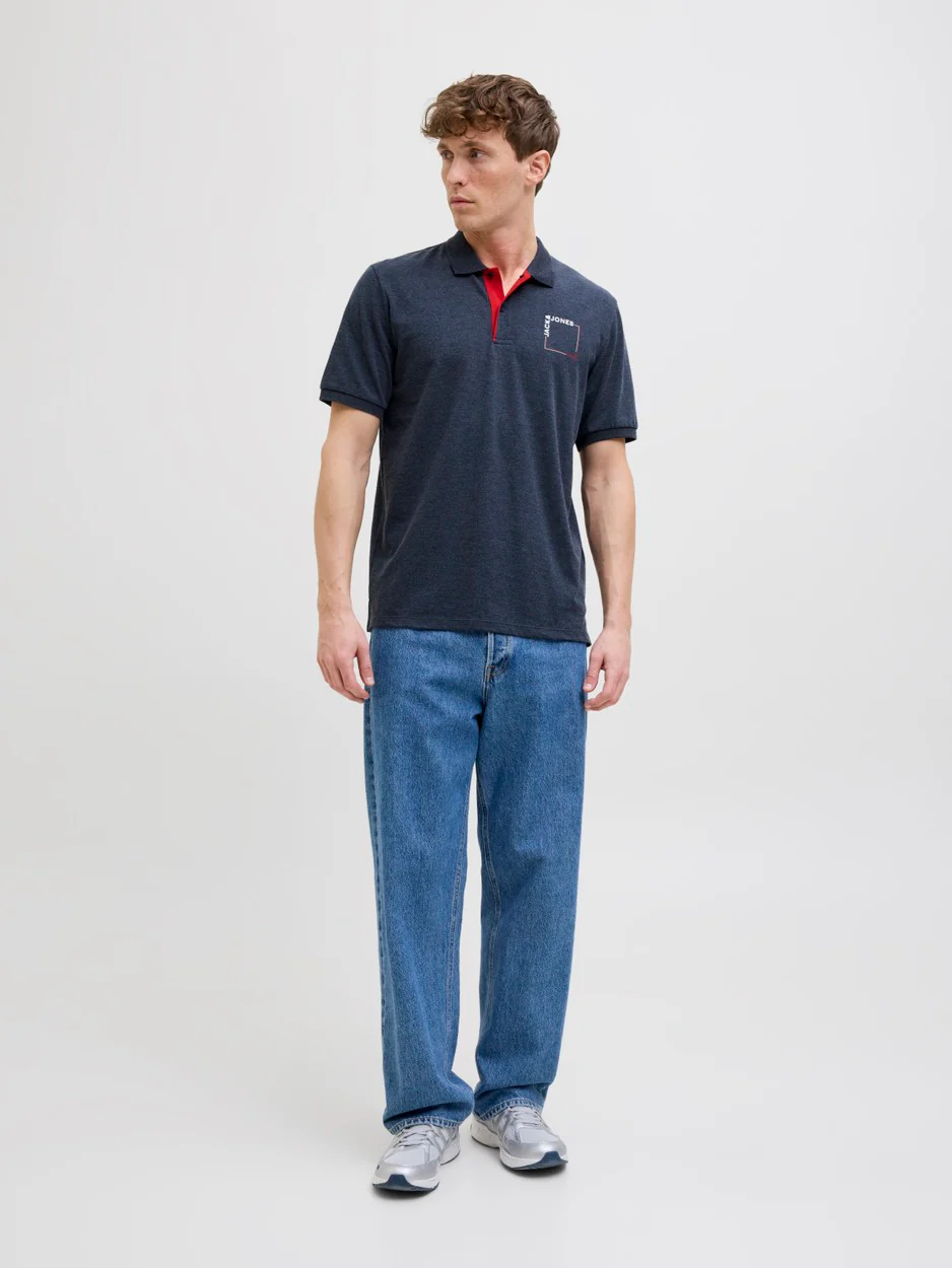Jjverner Polo Ss - Navy - Afbeelding 3