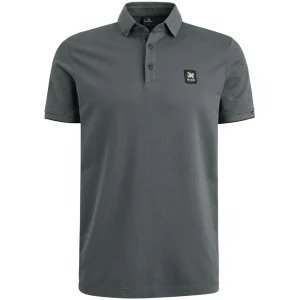 Short Sleeve Polo Pique Blend Gent - Antraciet